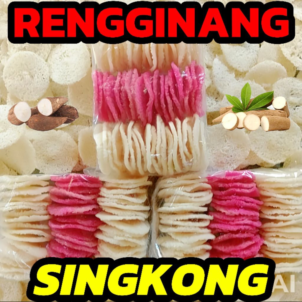 

Rengginang singkong renyah gurih enak 500 gr (1 bungkus )