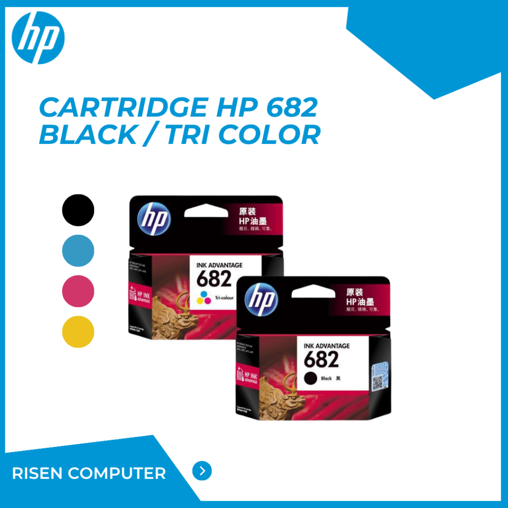 CARTRIDGE HP 682 Refill Tinta Printer 1216 2335 2336 2337 Black Colour