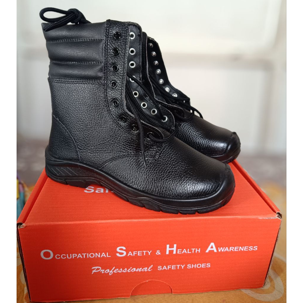 SEPATU SAFETY PDL SECURITY DR OSHA 3311 UK 41 ASLI KULIT BARU
