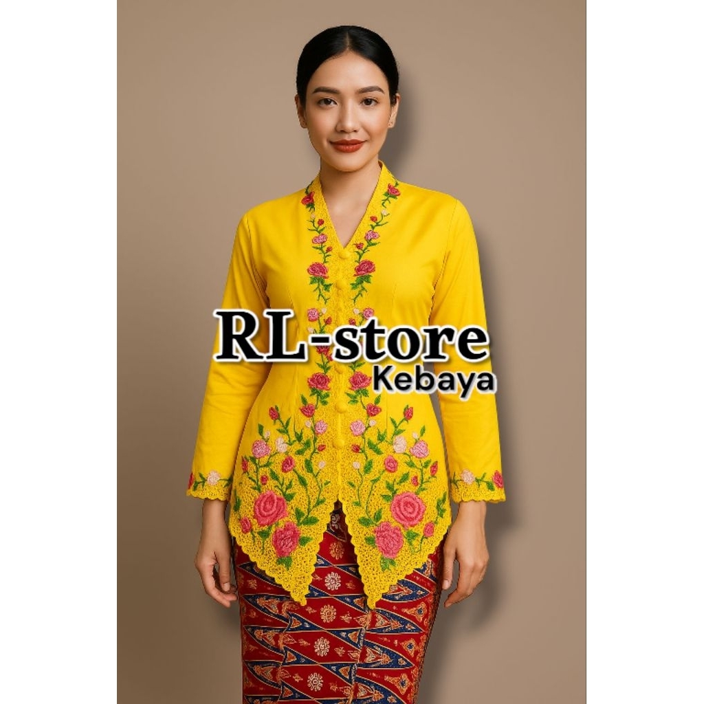 Kebaya encim bordir Nayla || kebaya terbaru || kebaya bestseller || kebaya tradisional || kebaya mur