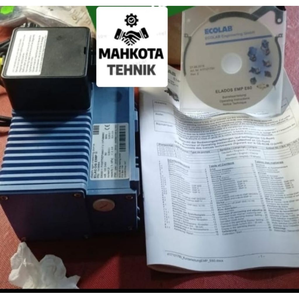 Rekomendasi Ecolab ELADOS EMP II PN: 148684 WES Chemical Dosing & Fluid Handling- ELADOS EMP E60