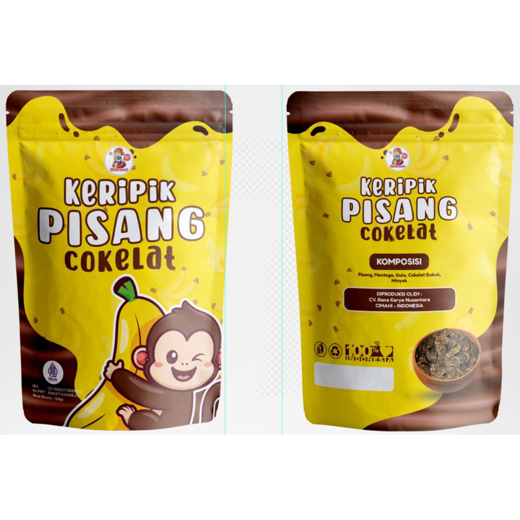 

keripik pisang coklat DheRa