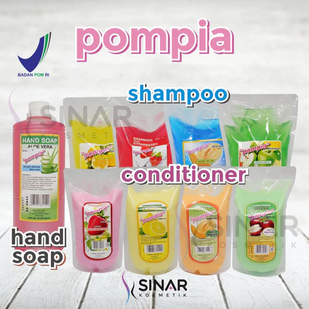 POMPIA / AMIGLEN Hair Mask / Creambath / Shampoo Conditioner Refill 900ml