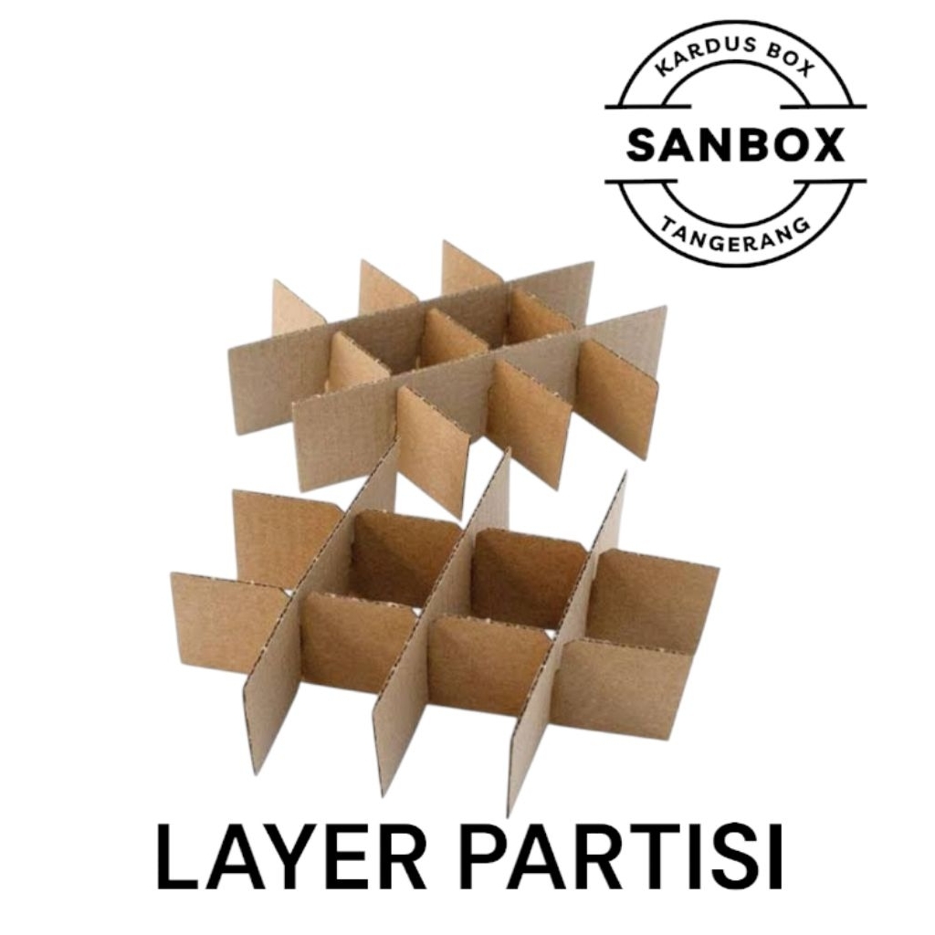 

Layer Partisi UK P. 20cm x L.10cm x T.5cm (4'6'8 Sekat) Bisa Custom "Chat