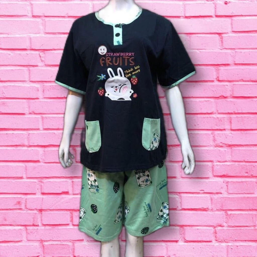 BAJU LALOK - DAILILAN 3/4 JUMBO | BAJU TIDUR JUMBO | BAJU TIDUR DAILILAN MURAH