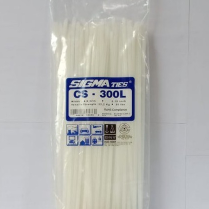 

KABEL TIES SIGMA CS 300L LEBAR PUTIH 30cm 1 PACK