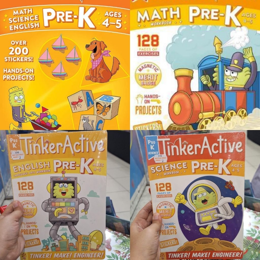 

TinkerActive 3in1 Woorkbook Pre K