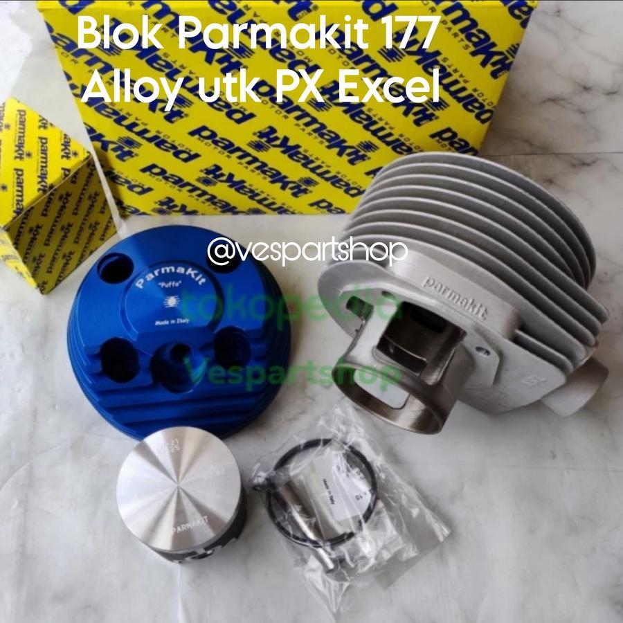 Blok parmakit biru 177cc utk PX, Excel Dkk