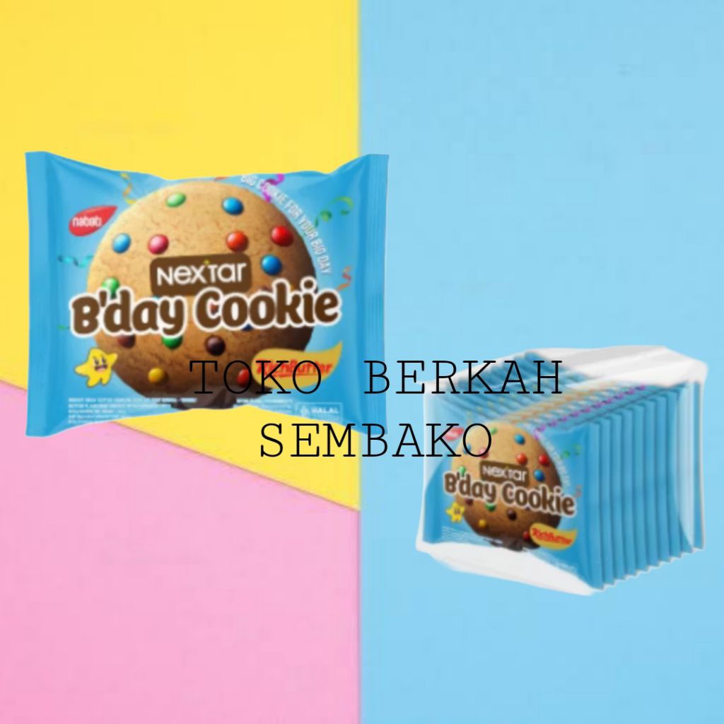 

(PACK) Nextar Nabati B'Day Cookie RichButter Biskuit Rasa Butter Isi 10Pcs