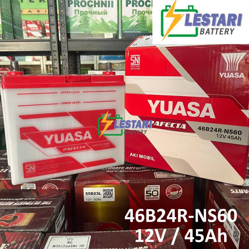 Aki Mobil Basah Yuasa 46B24R / NS60 / NS 60