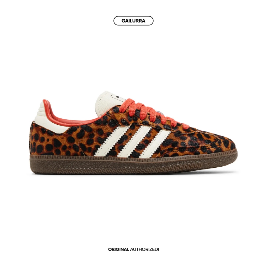 Adidas Samba OG Preloved Red Leopard Original