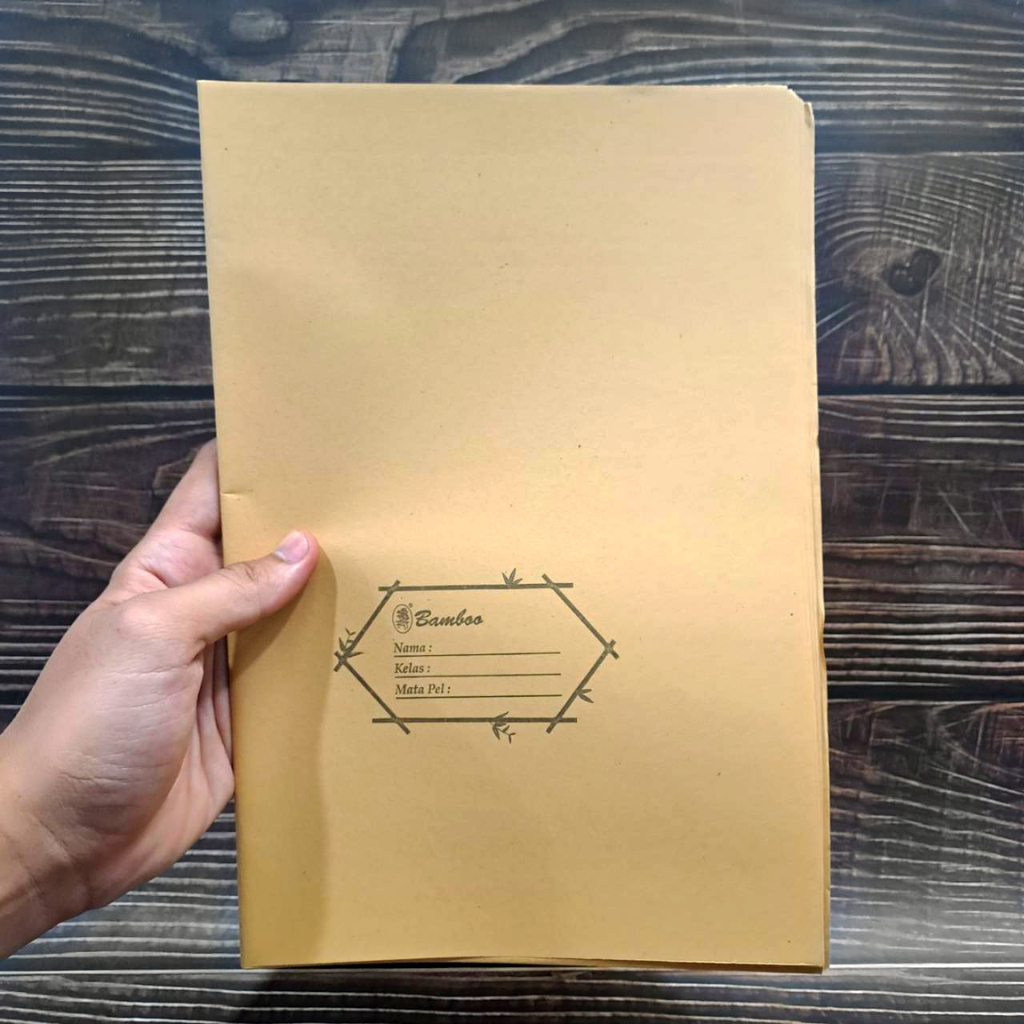 

BAMBOO Sampul Kopi Buku Tulis Size Boxy Kolom Nama - Isi 20 Pcs