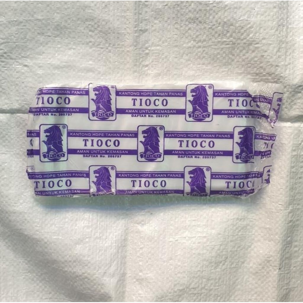 Kantong plastik anti panas merk tioco 10x20