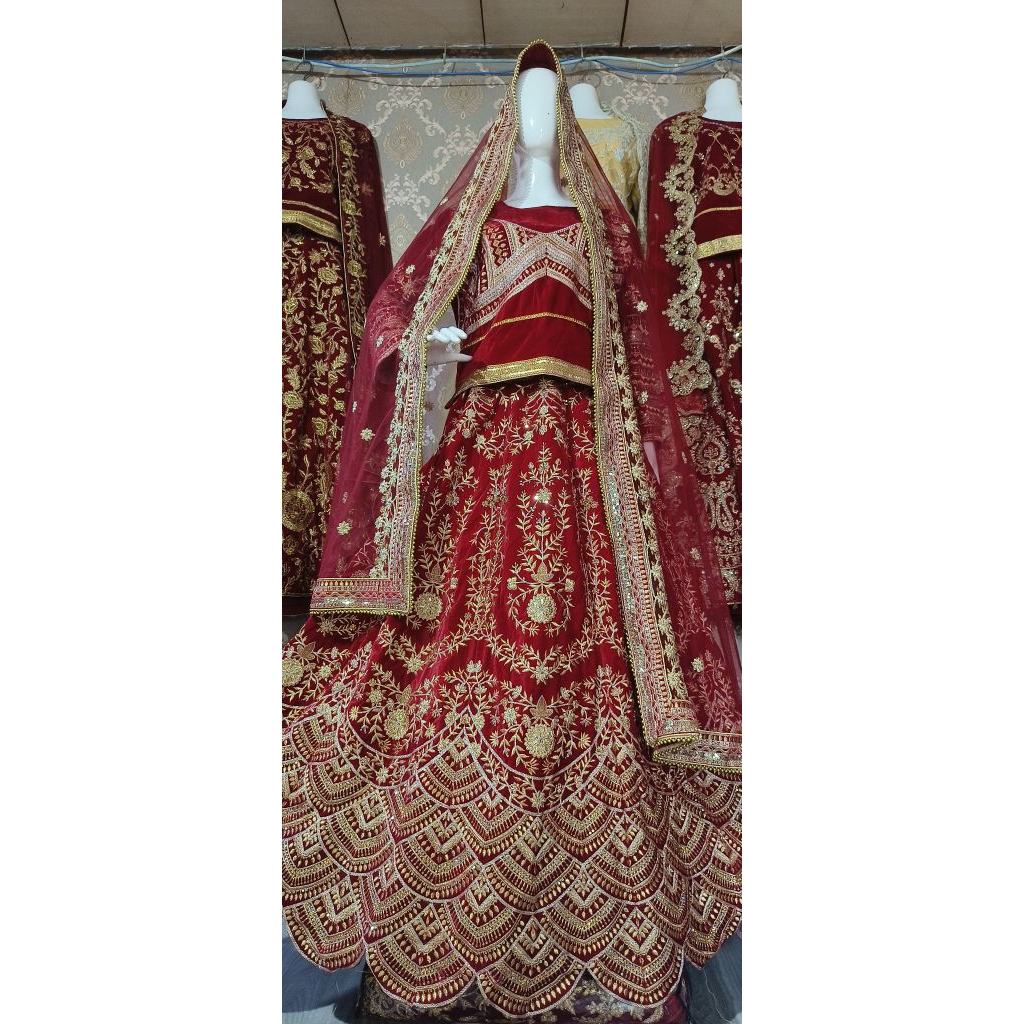 Lengga india, baju pengantin india, baju premium india