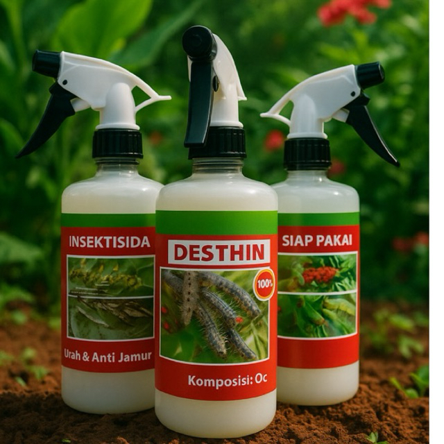 Desthin 500ml obat hama tanaman ulat, jamur tanaman daun, hama daun, ulat bulu, kaki seribu, hama pu