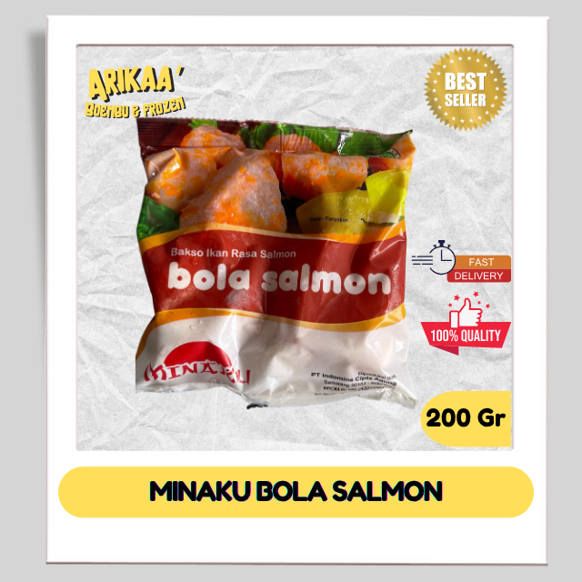 

Minaku Bola Salmon 200gr Steam / Goreng