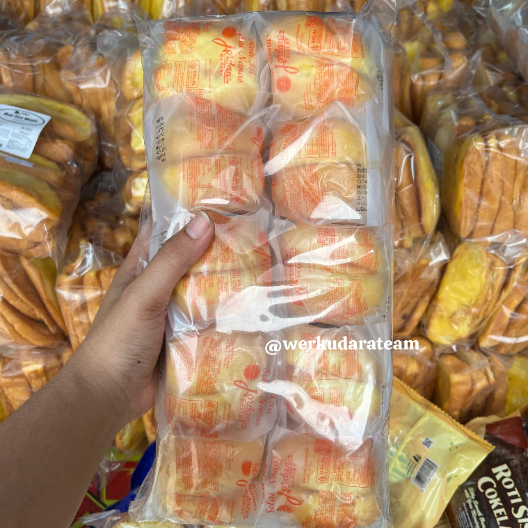 

(ISI 10 PACK) ROTI selai nanas isi 2 / roti manis / roti jordan FREE KARDUS PACKING