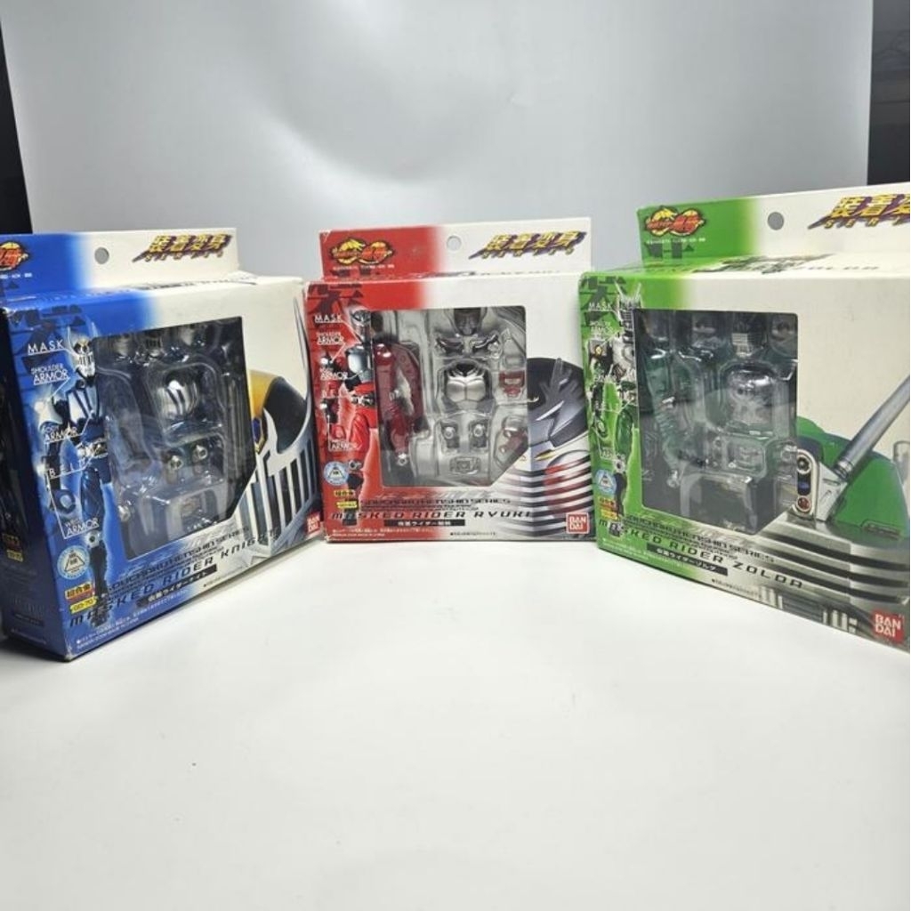 diecast shs kamen rider ryuki knight zolda bandai rare