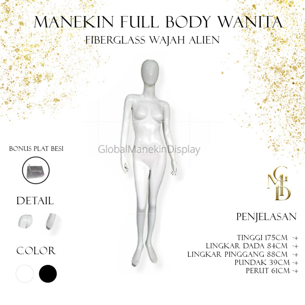 Patung Manekin Baju Full Body Wanita  Alien