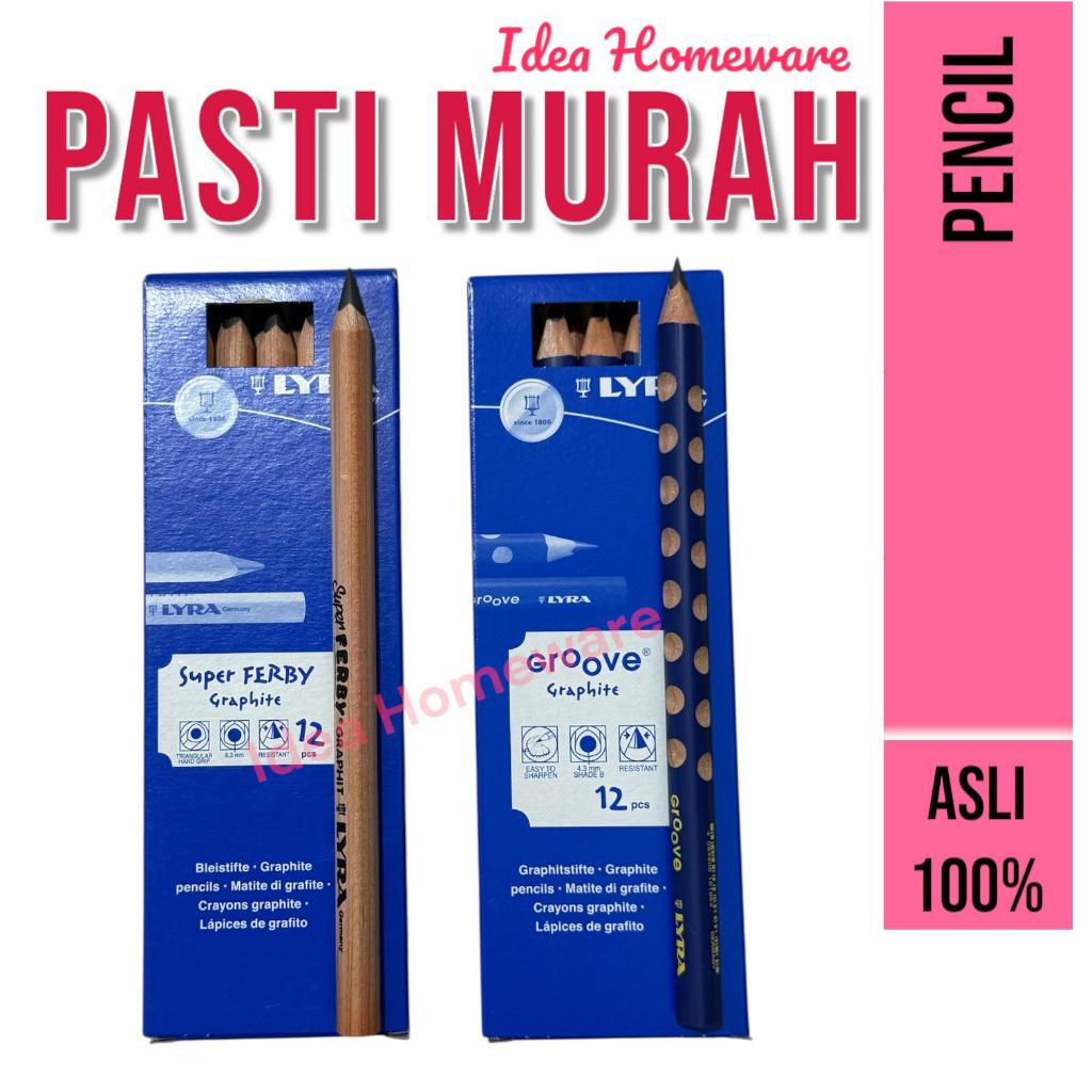 

Pensil Lyra Groove Jumbo 10 mm Pensil Segitiga Besar 1870101 Belajar Menulis Pencil Graphite Super Ferby 1830101