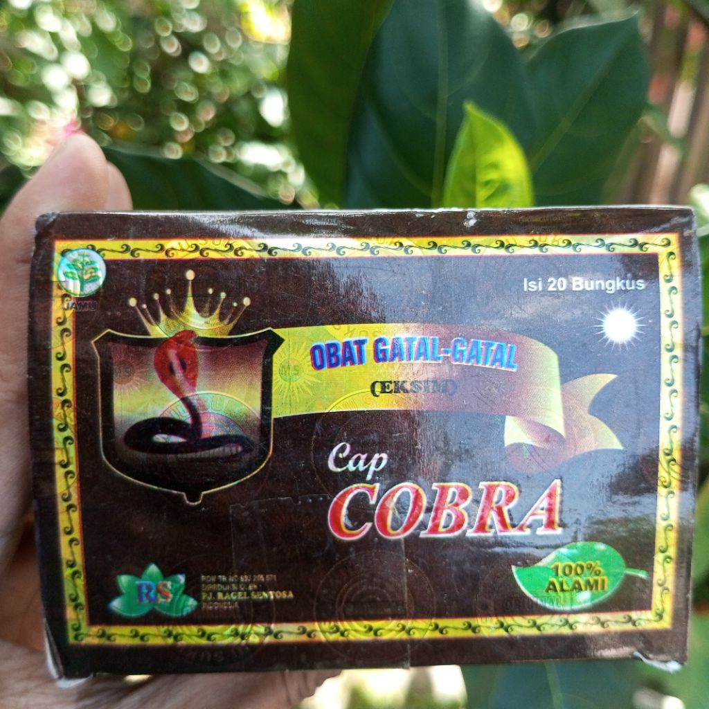 

Herbal Cobra Original – Minuman Herbal Gatal Kulit dan Eksim 20 Sachet