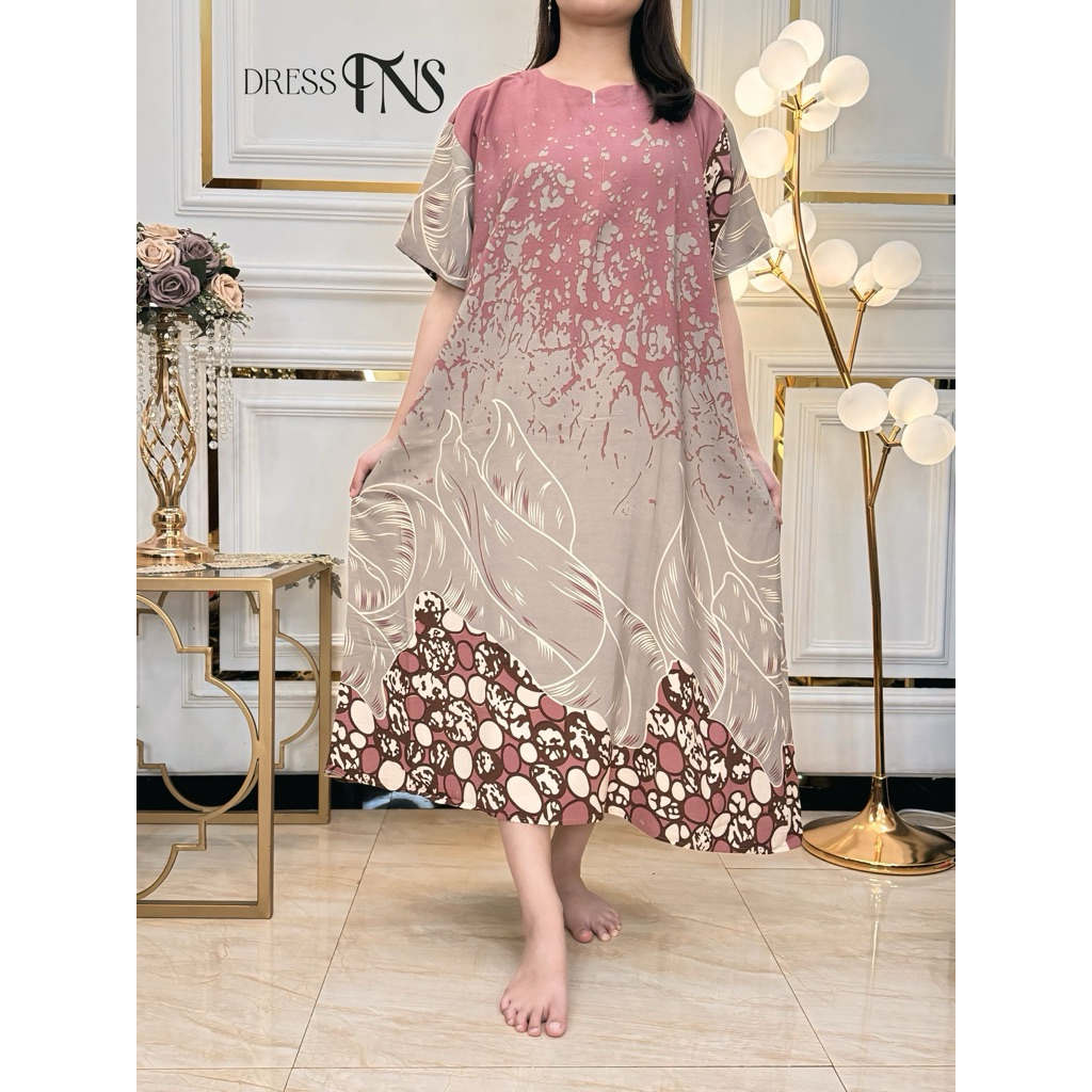 FR6 Daster Bahan Rayon Premium by Dress FNS