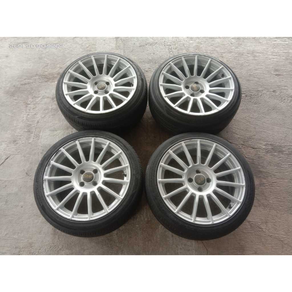 velg seken racing oz ring 17 hole 4x100/114 + ban
