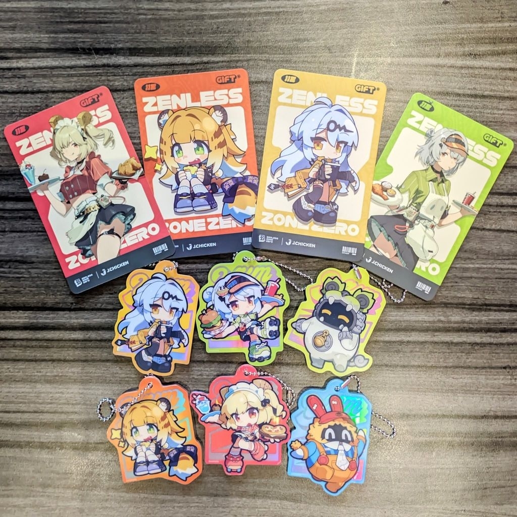 Merchandise Eksklusif Ganci Zenless Zone Zero ZZZ x J.chicken