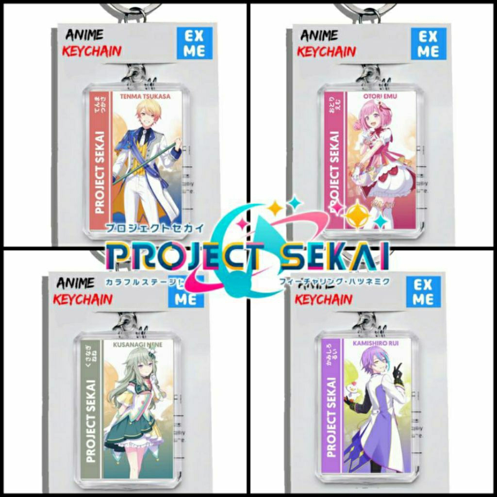 Gantungan Kunci Project Sekai Prosekai Vocaloid