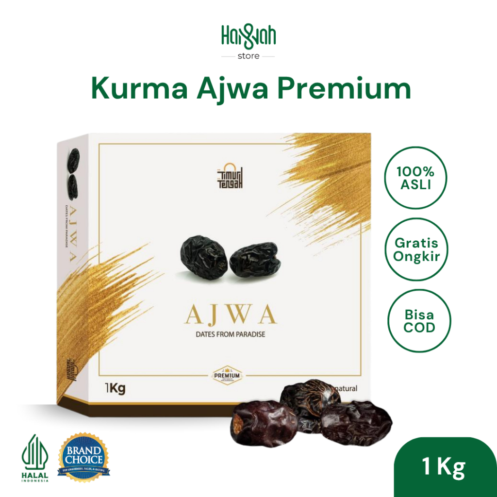 

Kurma Ajwa Timur Tengah 1 Kg Kurma Nabi Premium High Quality