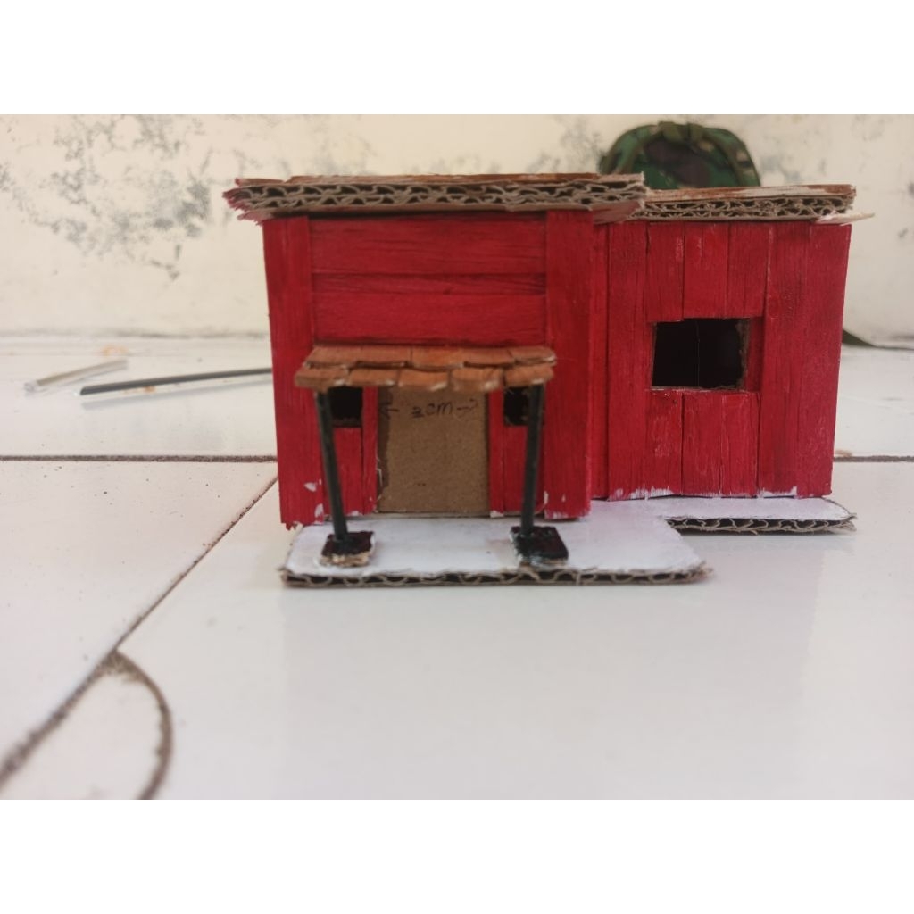 Miniatur Rumah Kayu