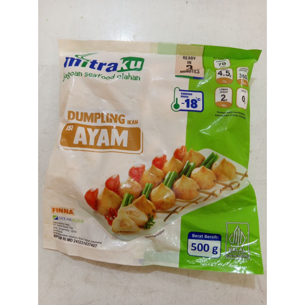 

MITRAKU dumpling ayam 500gram
