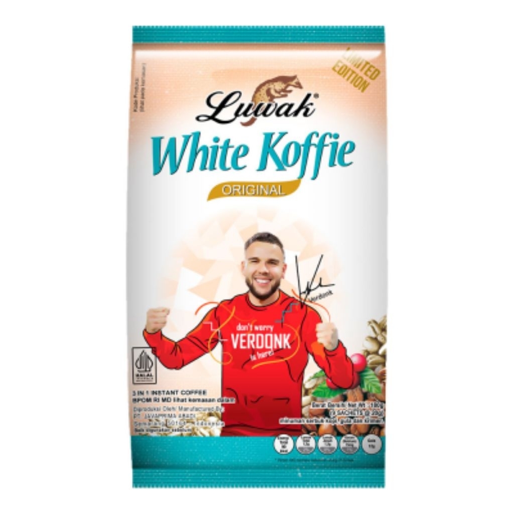 

Luwak White Koffie Original 10 x 20 g (1 renteng)