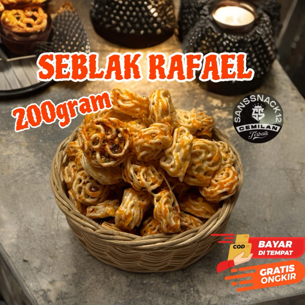 

Kerupuk Seblak Rafael / Seblak Viral Rafael / Seblak Rafael
