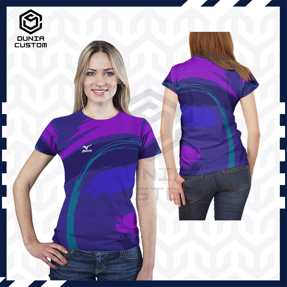 Jersey Voli Putri / Baju Voli Wanita / Jersey Baju Voli Volly Wanita Lengan Pendek Bisa Pake Nama