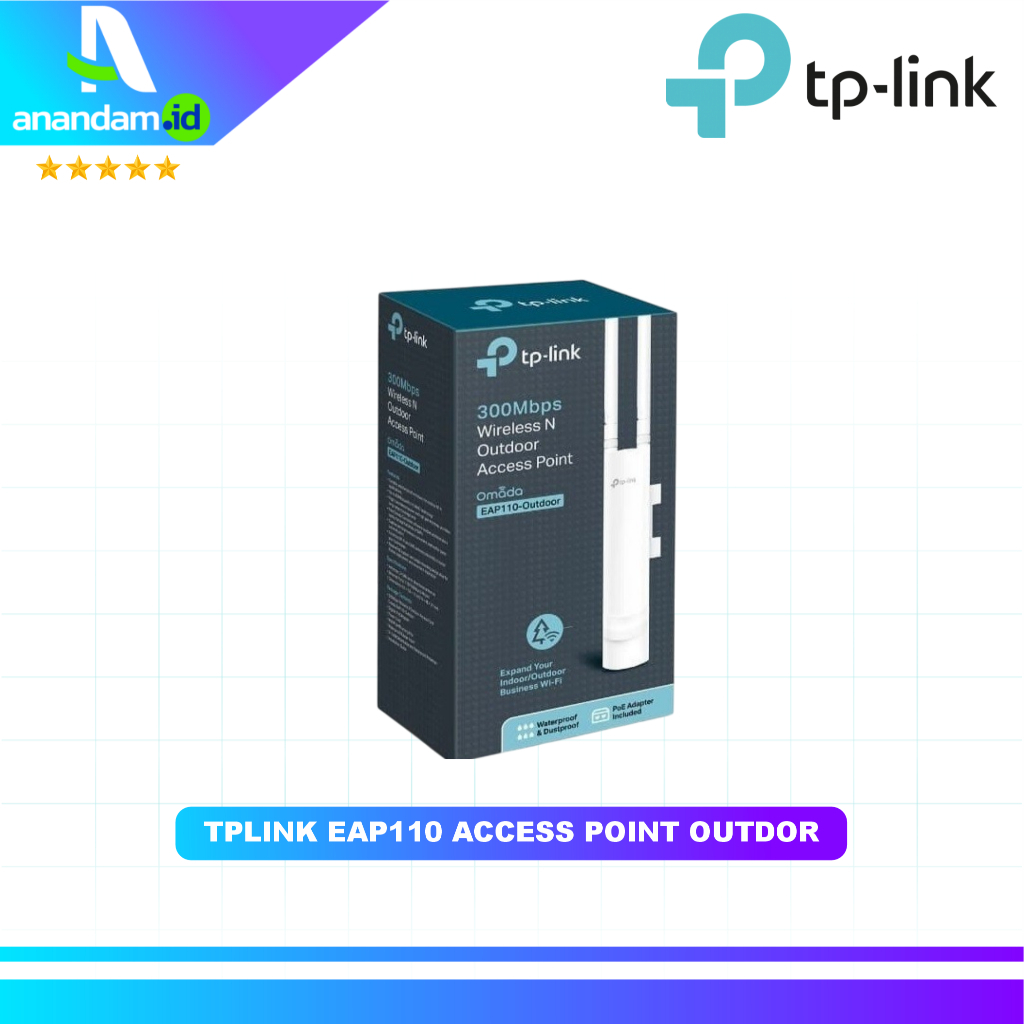 TP-Link EAP110 Access Point Outdoor TPLink EAP 110 POE Router Outdoor