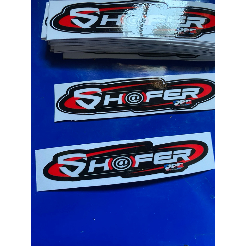 

sticker shafer ukuran panjang 2cm x 11cm