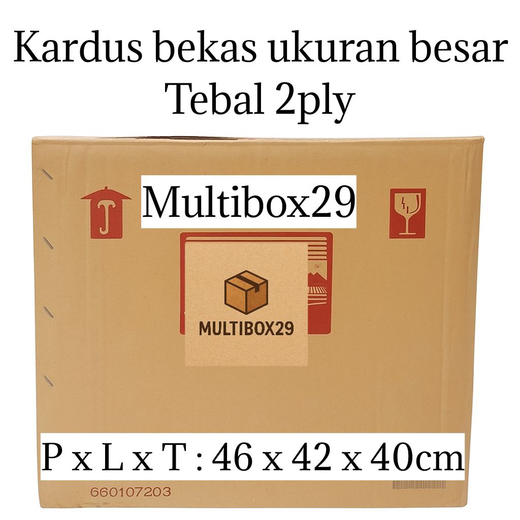 

kardus bekas besar dan tebal 2ply, kardus packing pindahan, karton box jumbo, kotak