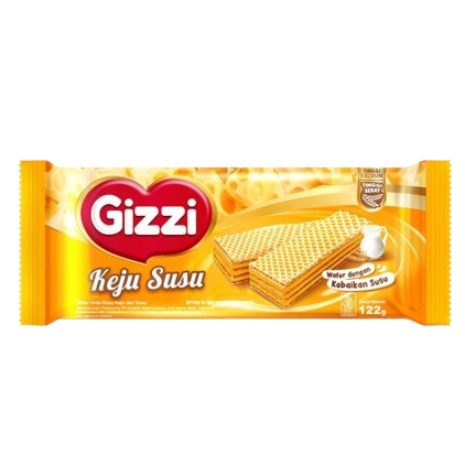 

GIZZI WAFER KEJU SUSU B1G1 122 GR 8997204300444