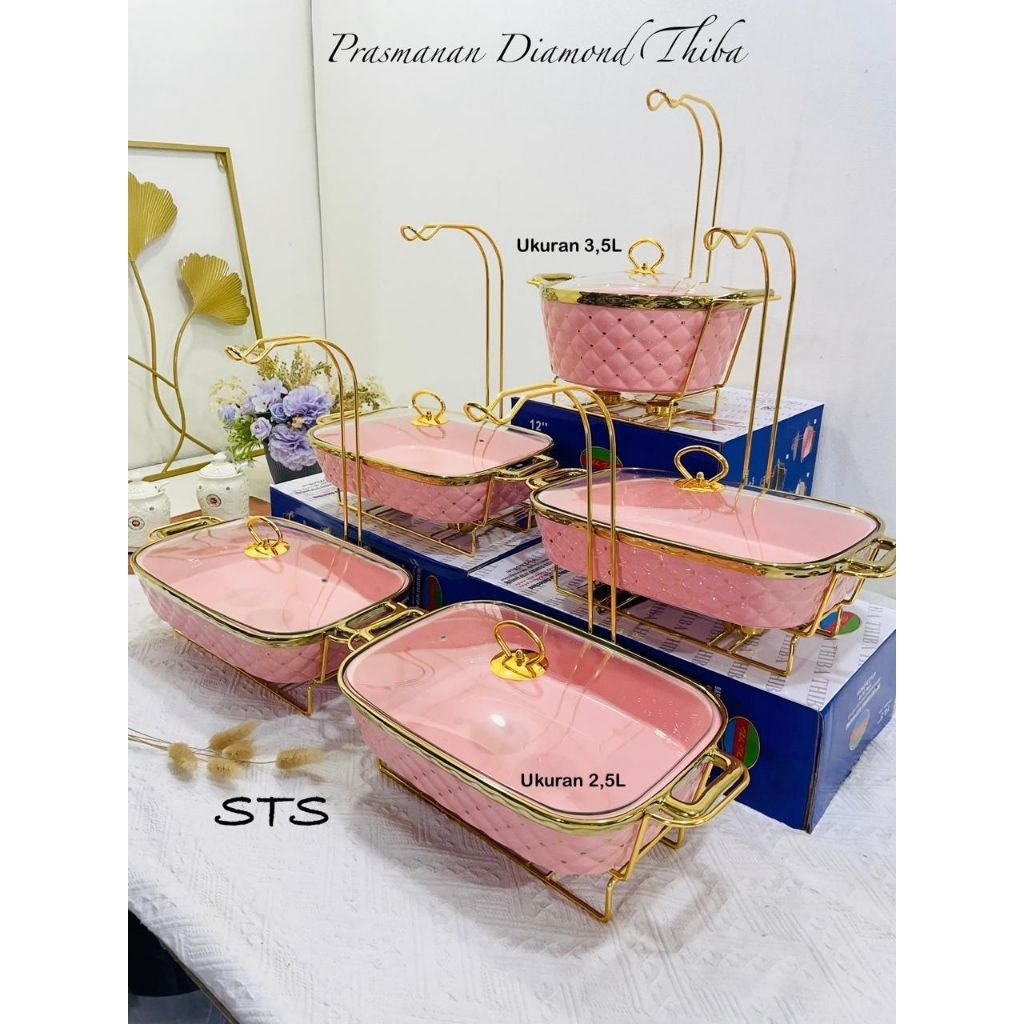 Prasmanan Diamond 4 Segi + 1 Bulat