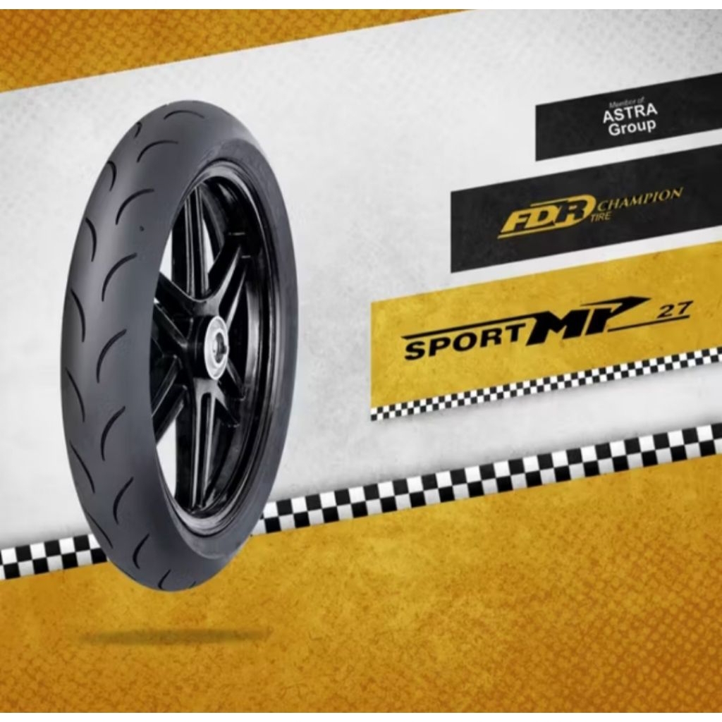 BAN LUAR FDR TL SPORT MP27 Ring 14 dan 17 Ban Motor Tubeless