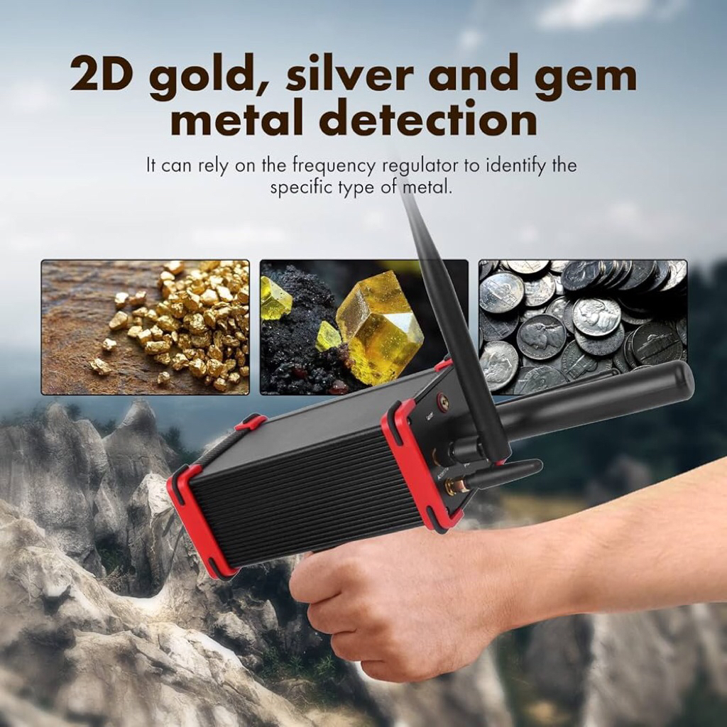 Black Hawk GR-100 Mini 30M Metal Detector Gold Laser Scanning Portable