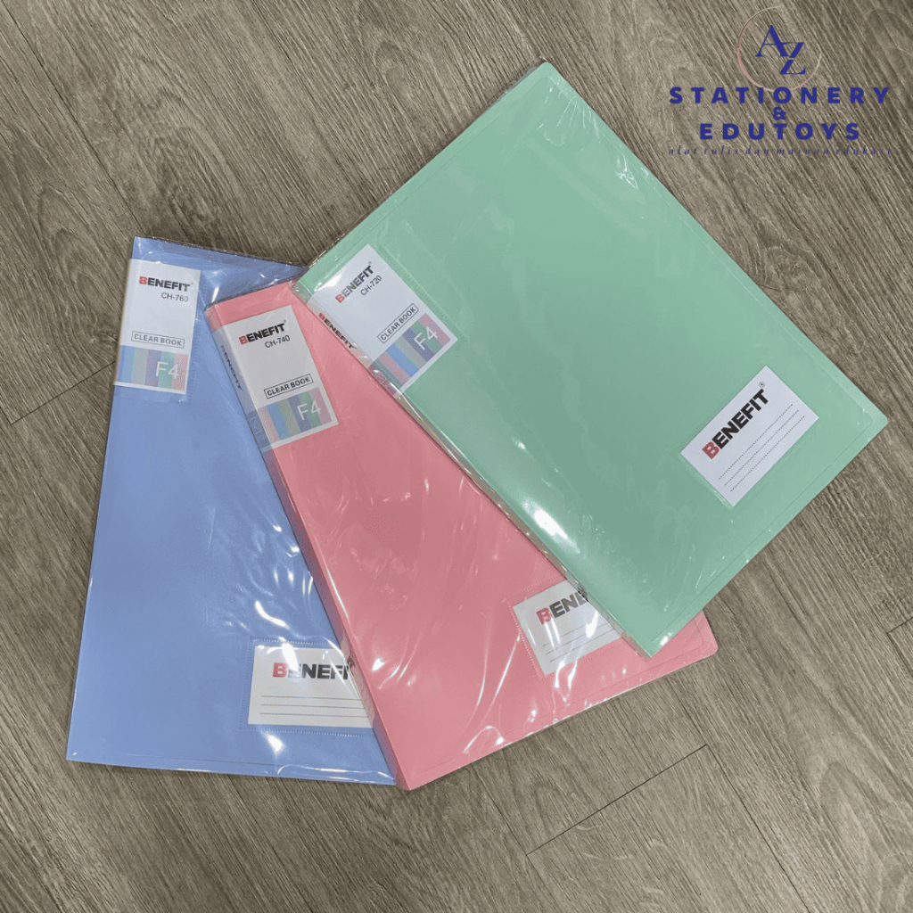 

Clear Book Map Holder Clear Holder Benefit Document Keeper 20 40 60 Pocket F4 Folio Warna Pastel