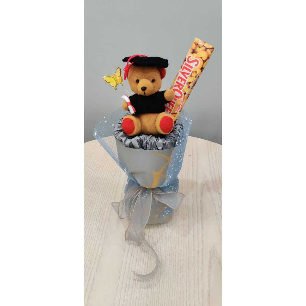 MINI BUCKET WISUDA/BUCKET COKLAT SILVERQUEEN/GIFT WISUDA TERMURAH