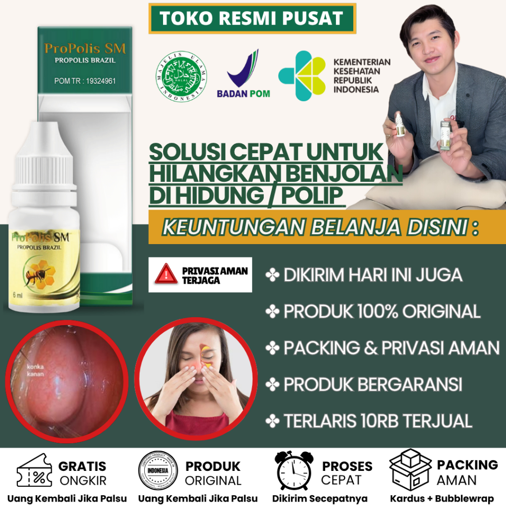 Obat Flu Polip Hidung Sinusitis Menahun Hidung Tersumbat Pilek Anosmia Hidung Bau Busuk Benjolan did