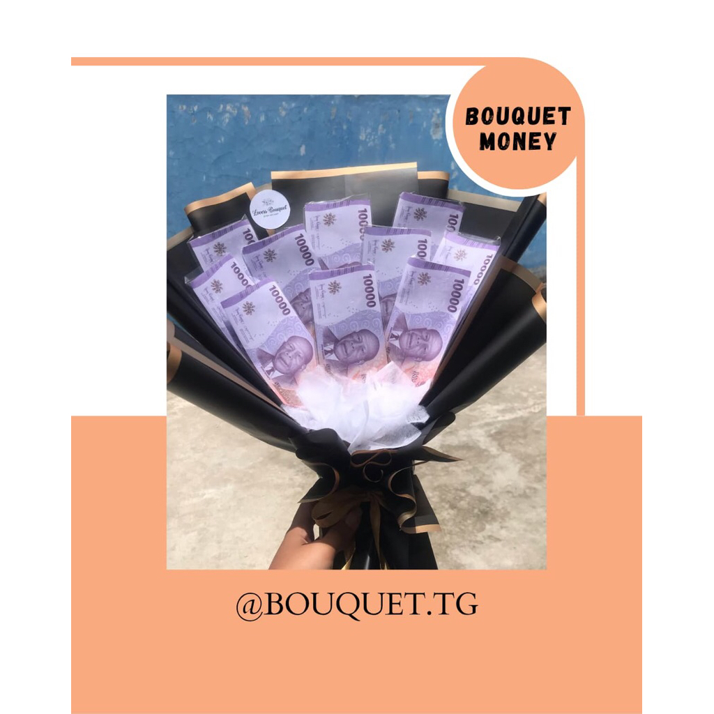 Bouquet uang || 10 lembar