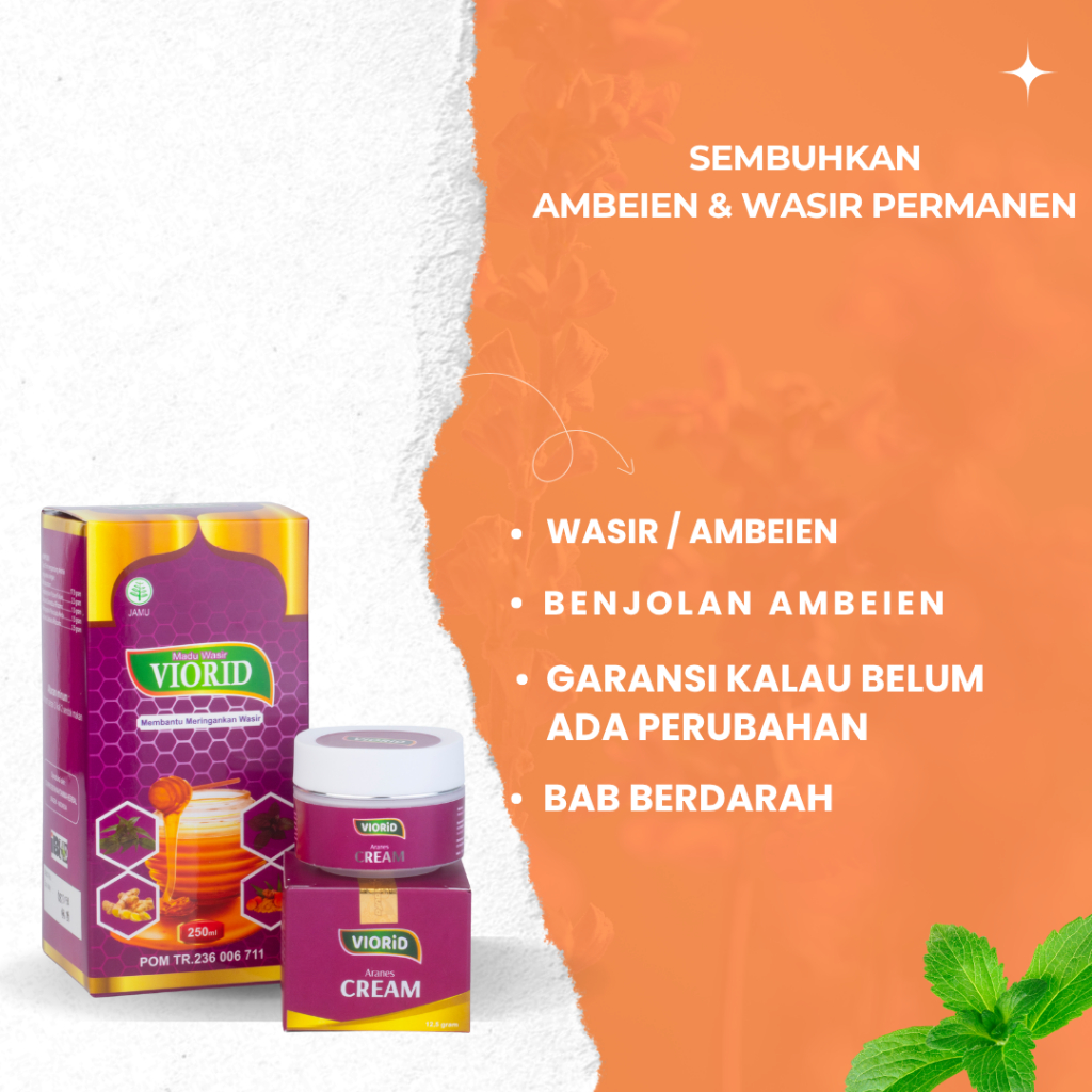 Paling Dicari Viorid Obat Ambeien Wasir Paling Ampuh Herbal Ambeyen Luar Dalam Stadium 1 2 3 4 Cepat