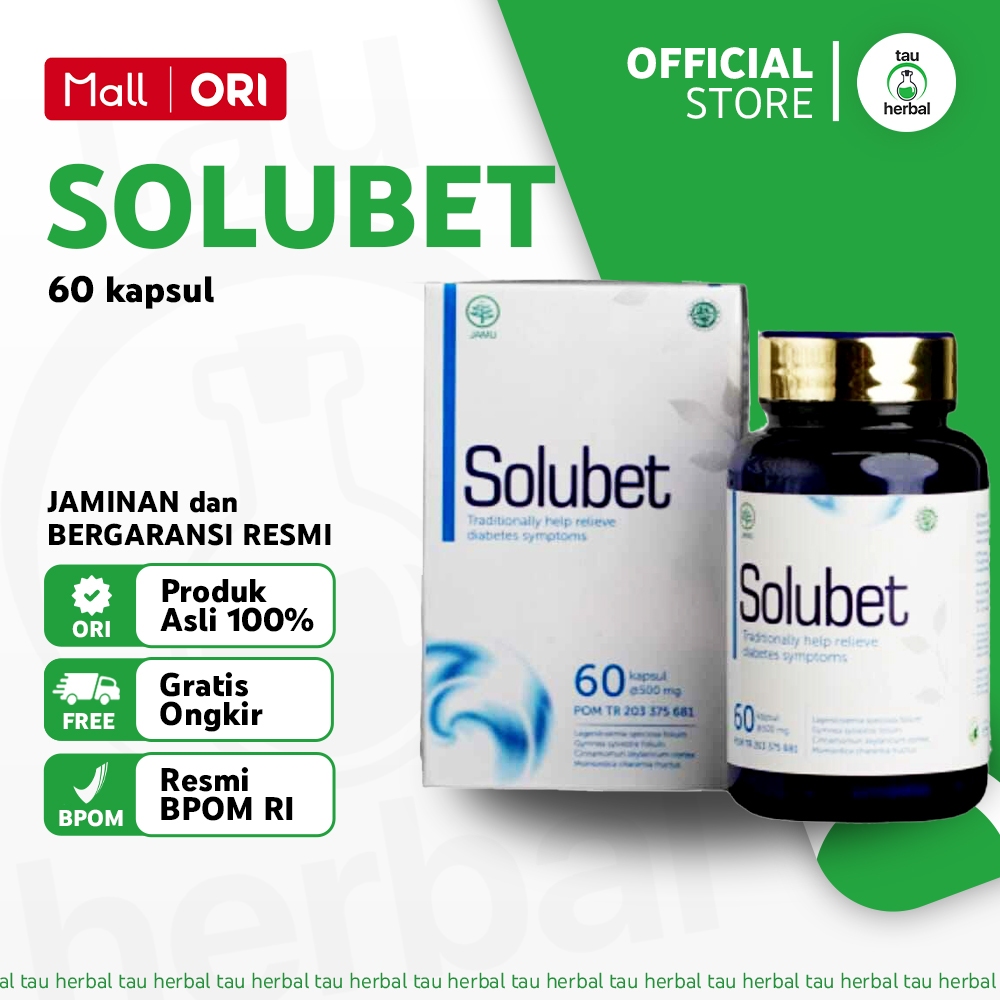 Solubet SS Jaya Group - Kapsul Solubet Mengatasi Diabetes Herbal Original