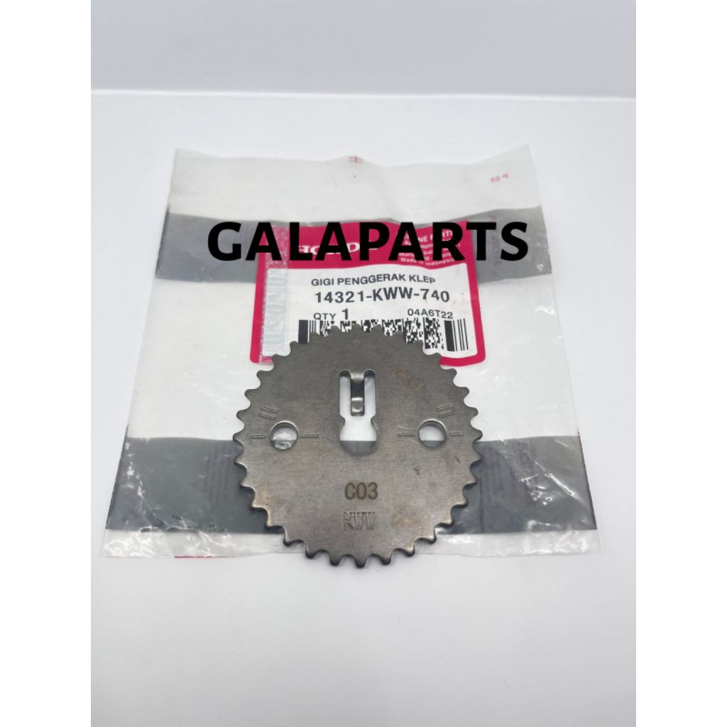 Gear Gir Gigi Sentrik Penggerak Klep Honda Blade 110 New Revo Fit Revo X Revo FI Injeksi KWW