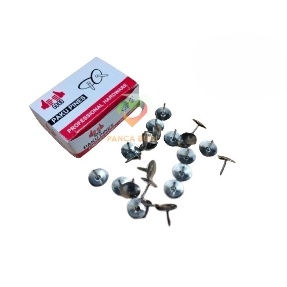 

PAKU PAYUNG / PINES (THUMB TACK) 1 PAK ISI10 BOX KECIL BERKUALITAS PANCABUDI88